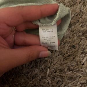 Vintage Sage Green crop top